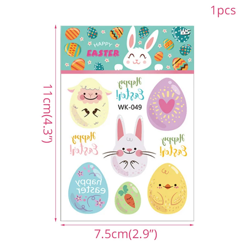 1pcs tattoo 4 25 шт. пасхальные деревянные яйца, деревянные Висячие Подвески, пасхальные вечерние украшения, ремесло DIY орнамент, висячая бирка для счастливого пасхальный декор - Цвет: 1pcs tattoo 4