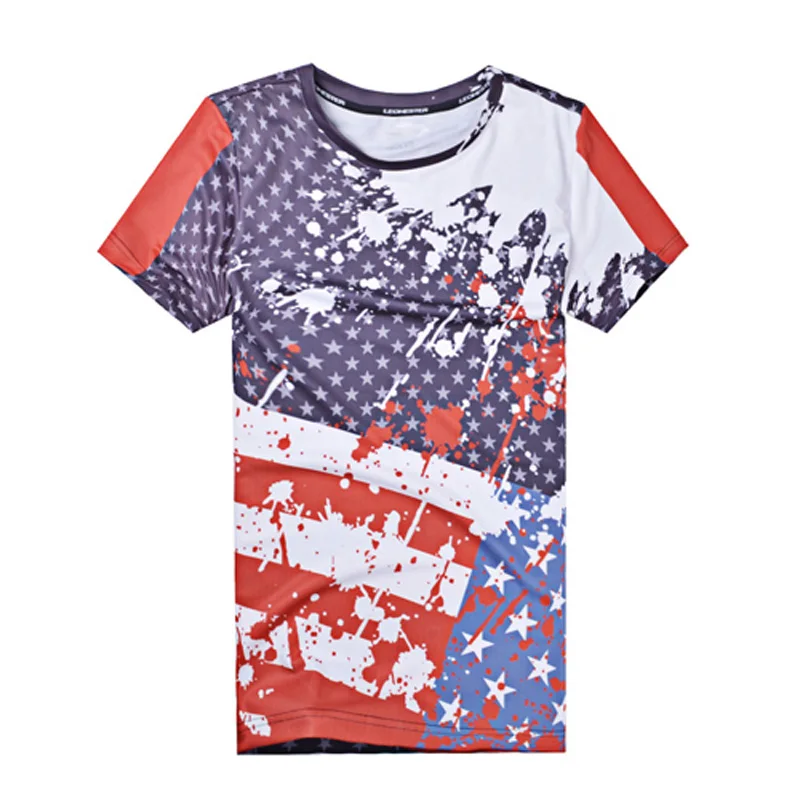 ММА Оригинальные Короткие Рукава 3D Печать Футболка для Мужчин Сжатия Рубашка