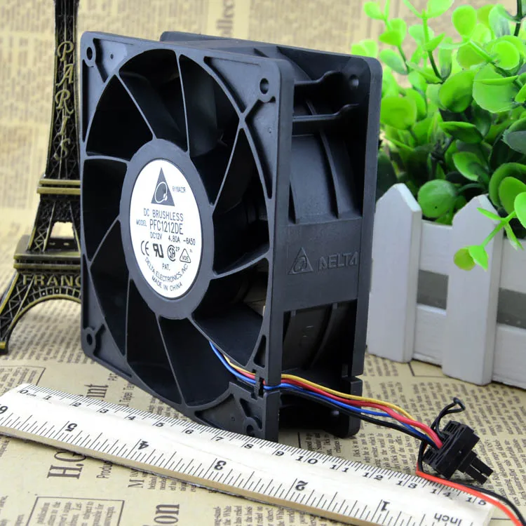 Вентилятор охлаждения для PFC1212DE 12038 12 в а см с большим объемом воздуха