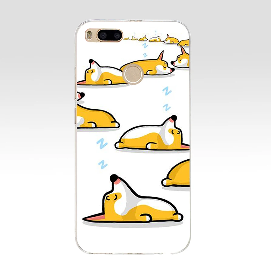 13 179SD Welsh corgi PC жесткий пластиковый Мягкий Силиконовый ТПУ чехол для телефона для xiaomi redmi 4A 4X note 4 4x mi A1 A2 lite - Цвет: 13