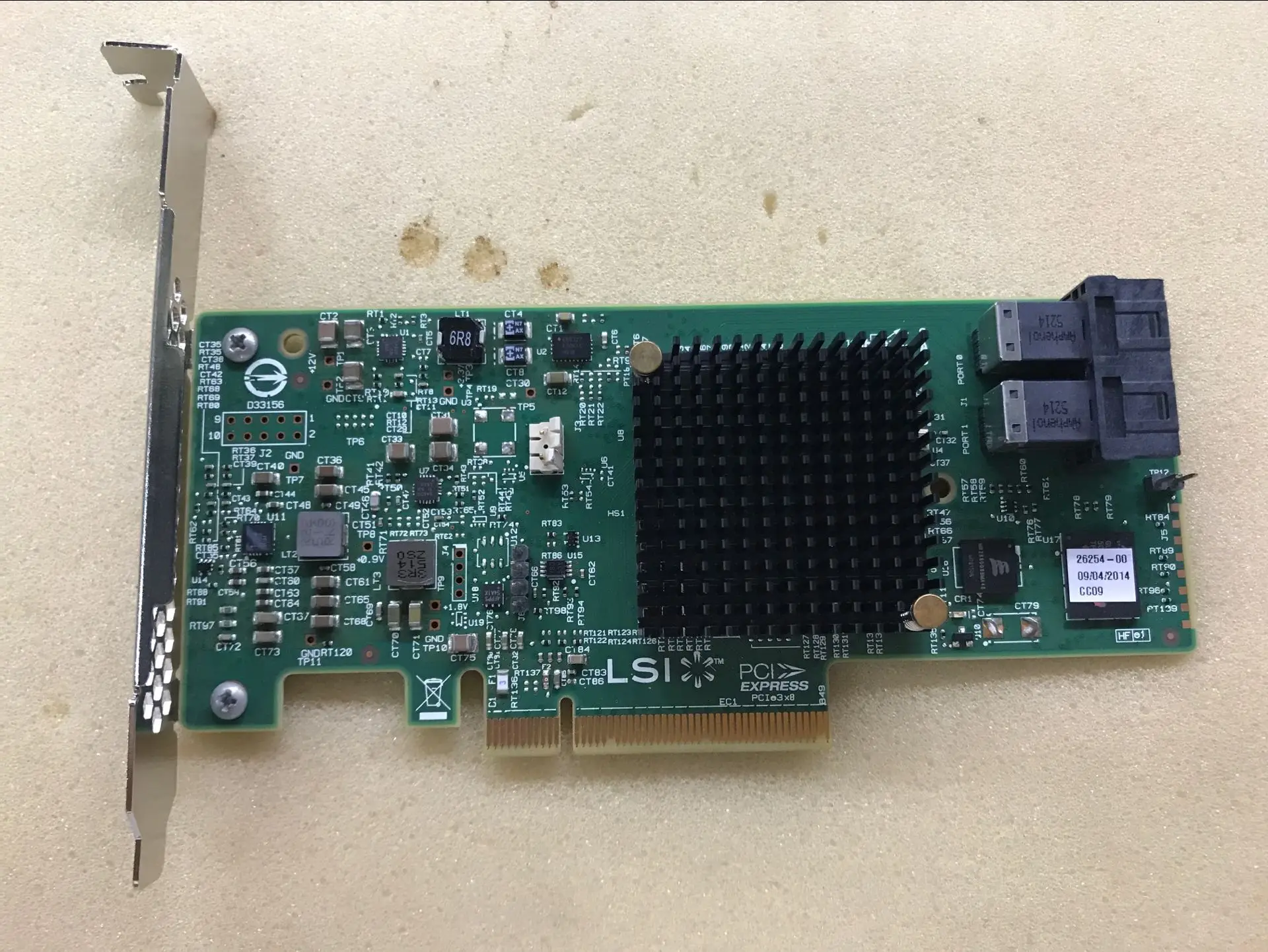 LSI 9341 8i 12pci e 3 0 MegaRAID SAS двухъядерный ROC RAID карта WFN6R|Промышленные компьютеры и