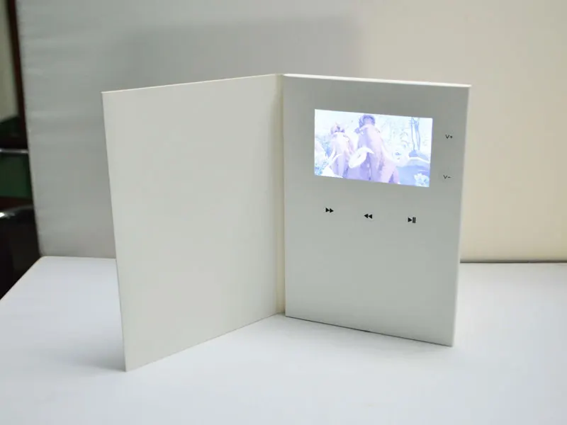 2 8 дюйма индивидуальные печатные цифровые LCD Видео поздравительные открытки