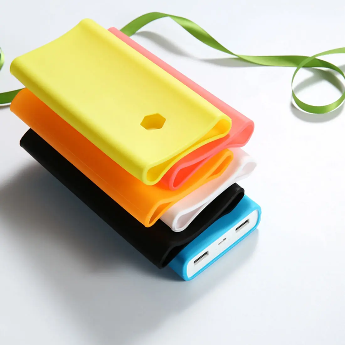 Для Xiaomi power Bank 2C 20000 mAh внешний аккумулятор чехол силиконовый защитный чехол для Xiaomi power bank чехол