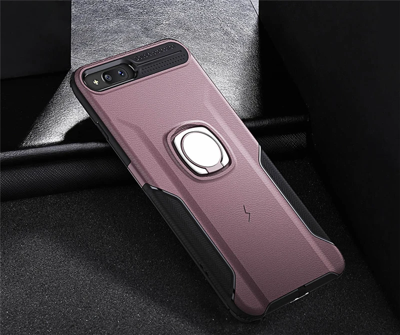 Беспроводной зарядный чехол для телефона huawei P20 Lite Honor V10 7X магнитное металлическое кольцо задняя крышка для iPhone 6 6S 7 Plus OPPO R11 R15