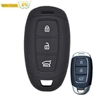 Силиконовый чехол для ключей от машины для Hyundai i30 Ix35 Solaris Azera Elantra Grandeur Ig Accent Santa Fe Verna 2017 2018 чехол без ключа Fob