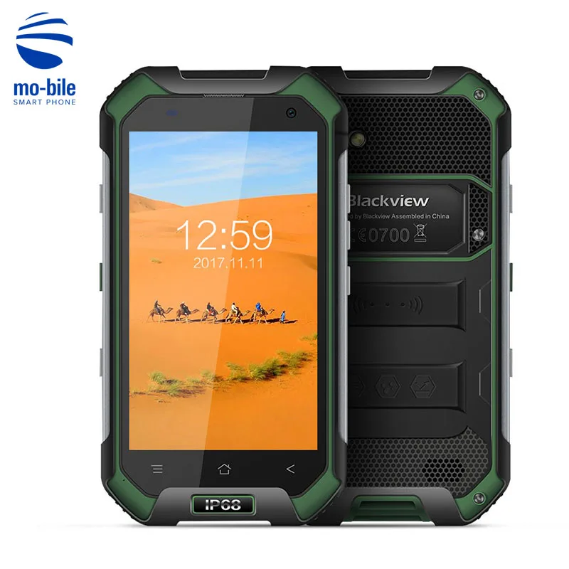Blackview BV6000 4G Smartphone 4.7 inch HD MTK6755 Octa Core Android 7.0 3GB RAM 32GB ROM 13MP Waterproof IP68 Mobile Cellphone | Мобильные
