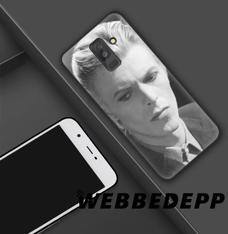 WEBBEDEPP David Bowie Singer Rock Мягкий ТПУ силиконовый чехол для Samsung Galaxy S10 S10e S9 S8 Plus S7 S6 Edge &amp J6