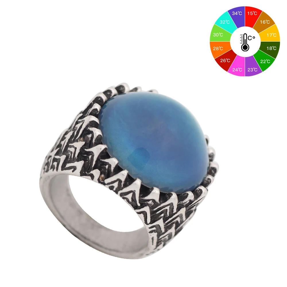 Винтажное богемное ретро кольцо Mojo с изменением цвета | Украшения и аксессуары