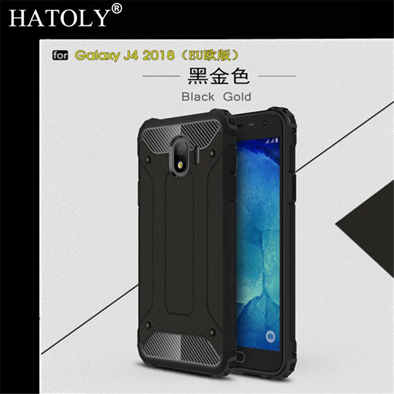 Чехол для Samsung Galaxy J4 противоударный прочный защитный чехол силиконовый бампер