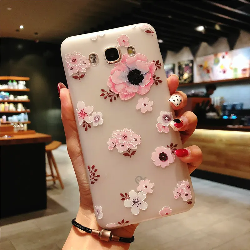 5620 USLION цветок чехол для телефона для samsung Galaxy S9 S8 плюс S7 край A3 A5 A7 J3 J5 J7 серии Note 9 8 чехлов из термопластичного полиуретана(TPU) крышка чехол s - Цвет: 5620
