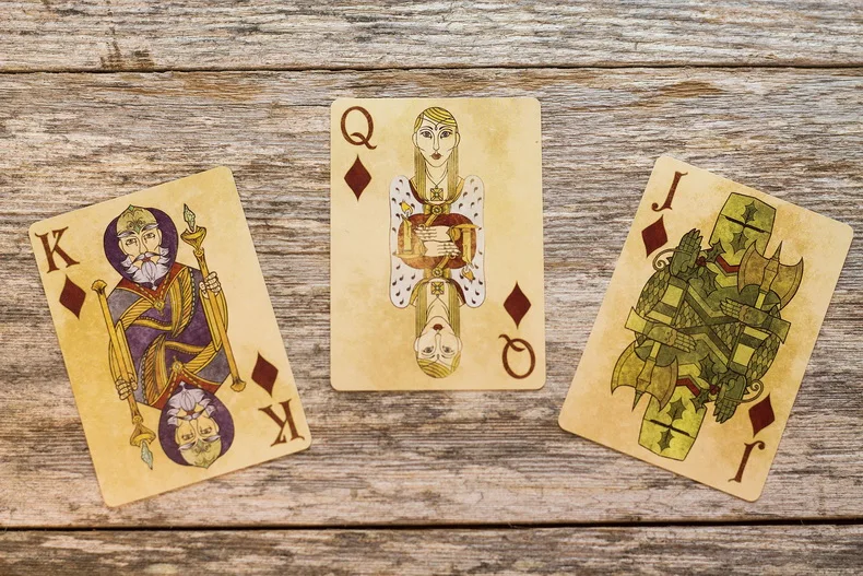 Arthurian Excalibur игральные карты покер размер колода EPCC Джексон Робинсон пользовательские магические трюки