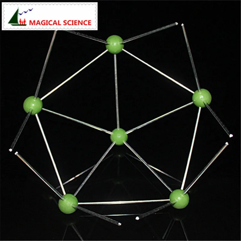 Модель молекулярной структуры Бора B12 кристаллическая модель подходит для