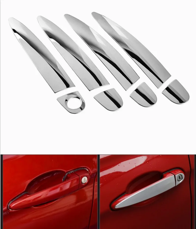 

FUNDUOO For BMW X4 F26 2014-2015 Stainless Steel Door Handle Cover Trim Sticker