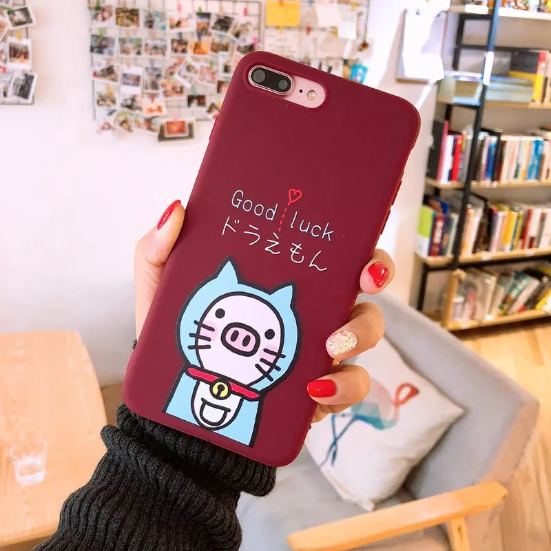 STROLLIFE милый мультфильм пара телефонных чехлов для iPhoneX XS Max XR прекрасные пижамы
