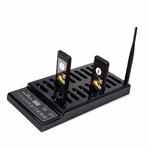 20 пар слот передатчика база для пейджера ресторана Беспроводная система очереди