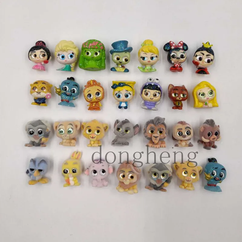 20Pcs Limited dolls 10-50 шт., оригинальные Придверные куклы принцессы, серия 1 и 2, мультяшный монстр, игрушка, маленький размер, редкая коллекция, не Dups, подарок для детей - Цвет: 20Pcs Limited dolls