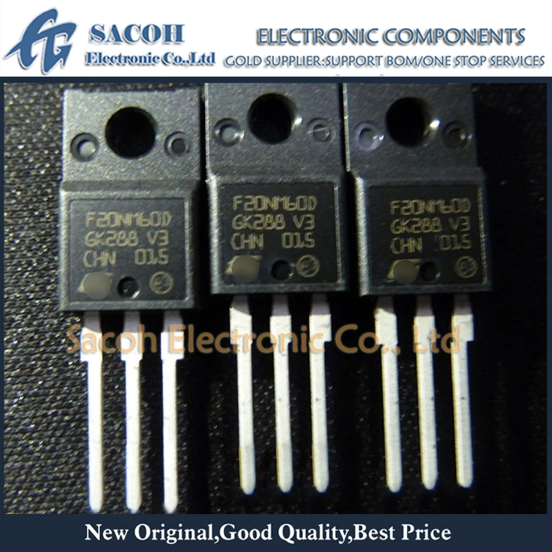 Free Shipping 10Pcs STF20NM60D F20NM60D or STF20NM50D F20NM50D TO-220F 20A 600V MOSFET with FAST DIODE