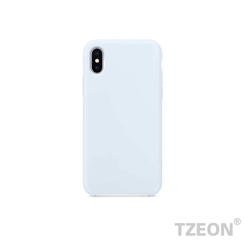 Sky Blue Официальный стильный жидкий силиконовый чехол для IPhone XS Max X 8 8Plus 7 7Plus 6 Plus Мягкий LSR резиновый чехол - Цвет: Sky Blue