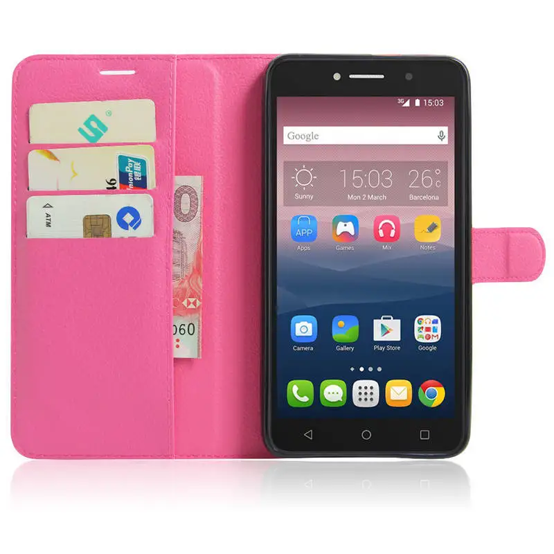 Чехол Cyboris для Alcatel One Touch Pixi 4 3G 6 " откидной книжка с чехлом из искусственной кожи