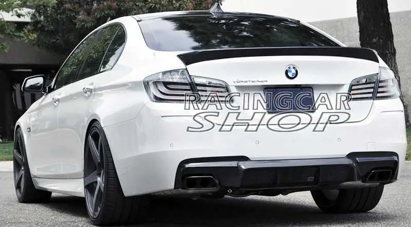 Неокрашенный спойлер V типа Подходит для BMW F10 F18 5 SERIES 520i 523i 528i 535i 2011UP B105F|for bmw|for bmw f10