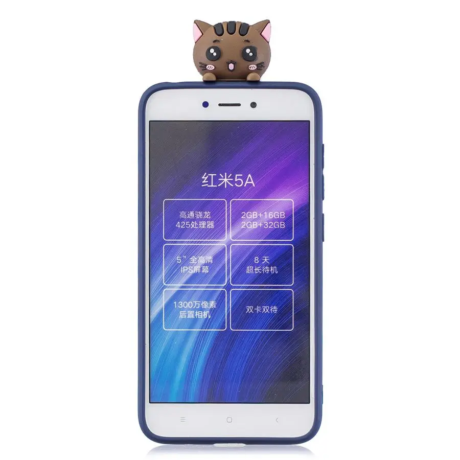 Чехол для Redmi 5A, чехол для Xiaomi Redmi 5A, чехол для Xiaomi Xiomi Redmi 5A, 3D мультяшный силиконовый чехол, мягкий чехол для телефона s