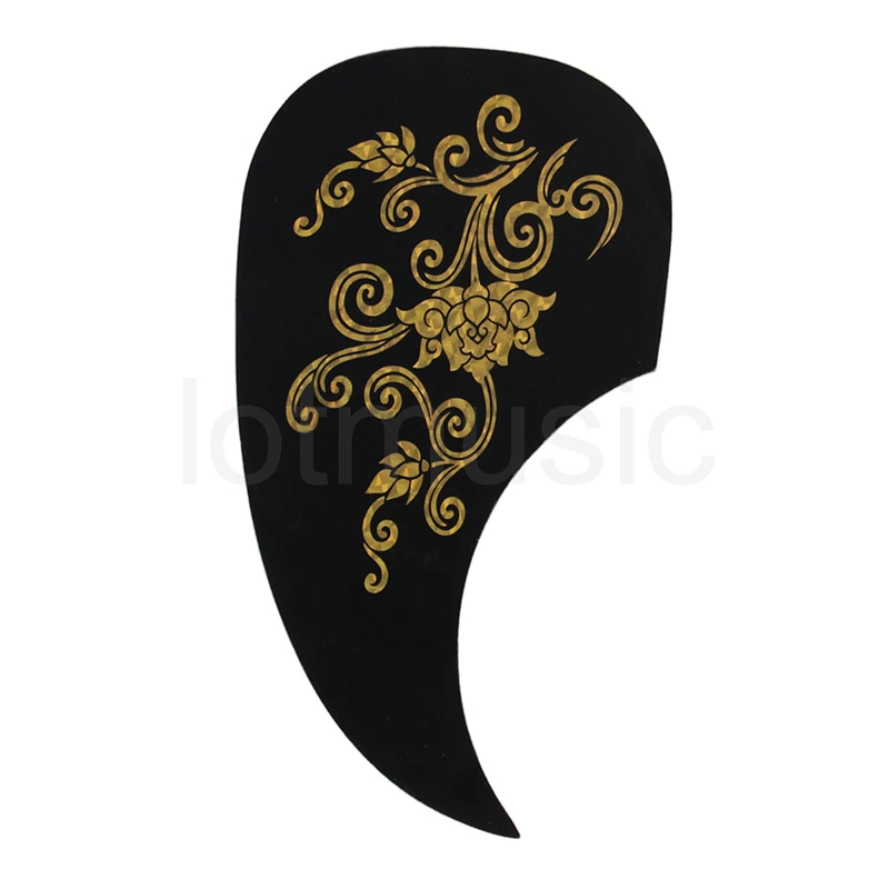 Защитная пластина для акустической гитары мягкая самоклеющаяся форма запятой