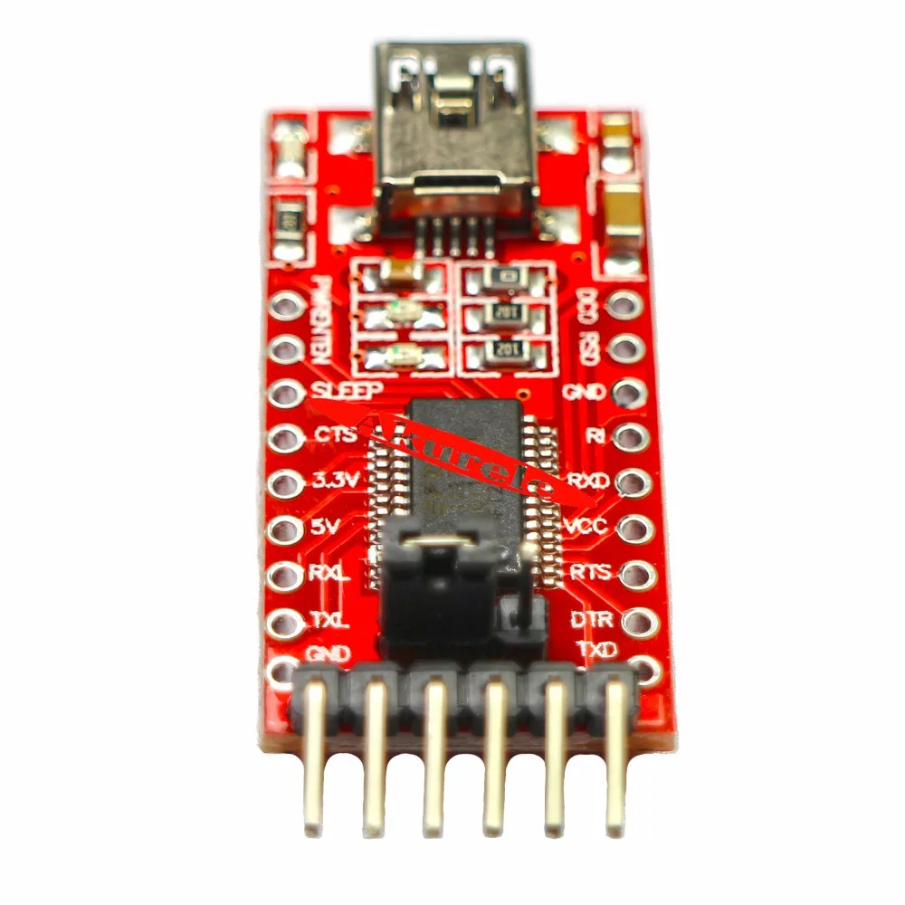 50 шт. FT232RL FT232 модуль USB к TTL последовательного адаптера 5 в 3 В кабель для загрузки