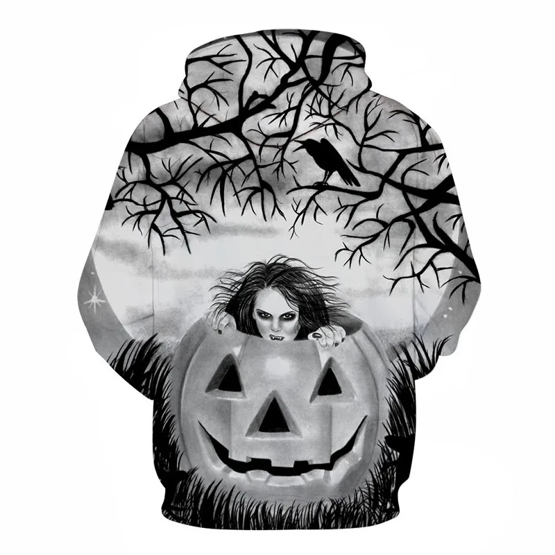 

Jack-O'-Lantern Prints Hoodies Sweatshirts Men Women Tracksuits Drop Shipping Coat 3d Hooded Pullover Halloween ZOOTOP BEAR