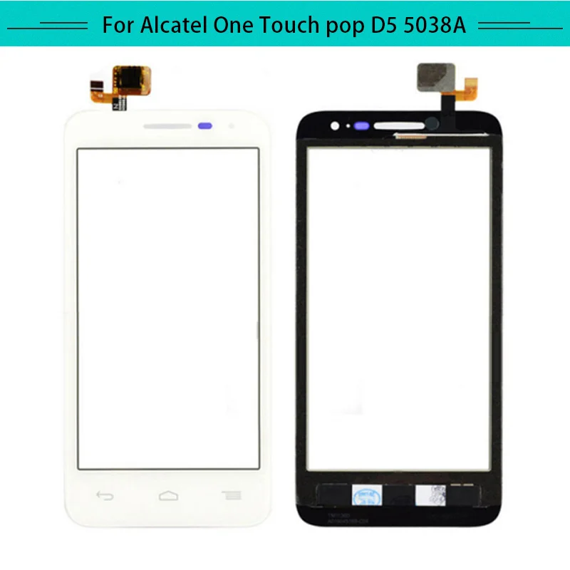 5 шт. сенсорный экран дигитайзер сенсор для Alcatel One Touch Pop D5 5038A OT 5038D 5038E 5038X 5038X|touch screen