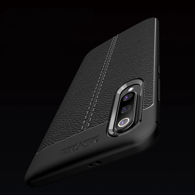 Чехол накладка YUETUO из ТПУ и кожи для xiaomi mi 9 mi9 se 9se mi9se xiomi силиконовые