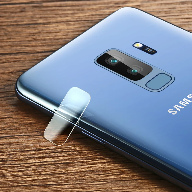 EXUNTON 2 шт. Камера Защитная пленка для samsung Galaxy S9 плюс S9Plus + мягкая задняя крышка