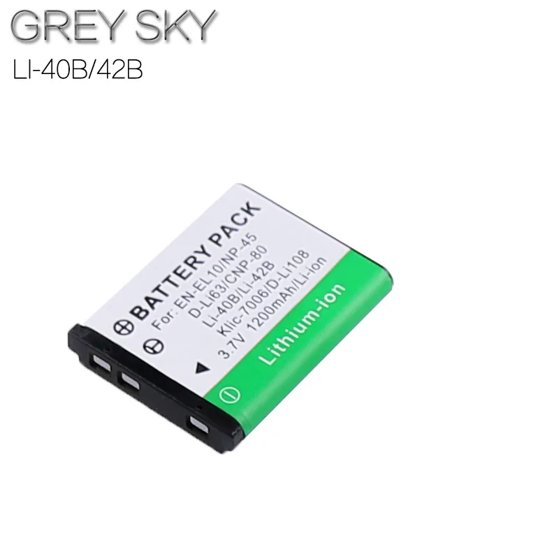Li-40B LI-42B LI 40B 42B LI40B батареи+ ЖК USB зарядное устройство для FUJIFILM NP-45 NP 45 NP45 NP 45A 45B 45S для Nikon EN-EL10