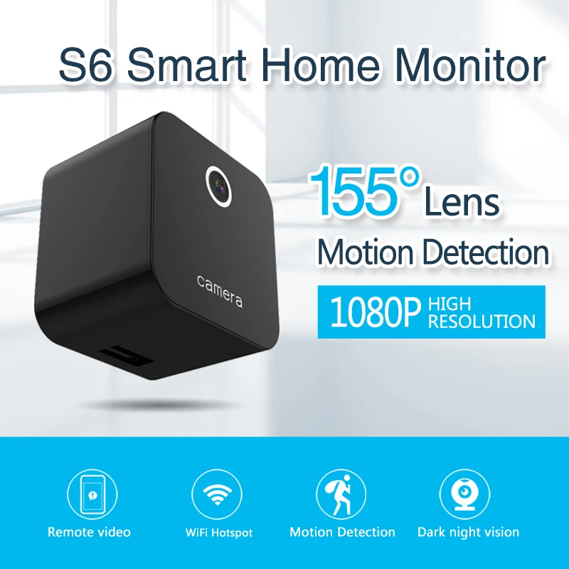 Мини камера HD 1080P датчик движения мини видео USB DVR Запись Поддержка TF карта|Камеры