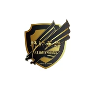 customized commemorative badge green and cheap zinc alloy badge