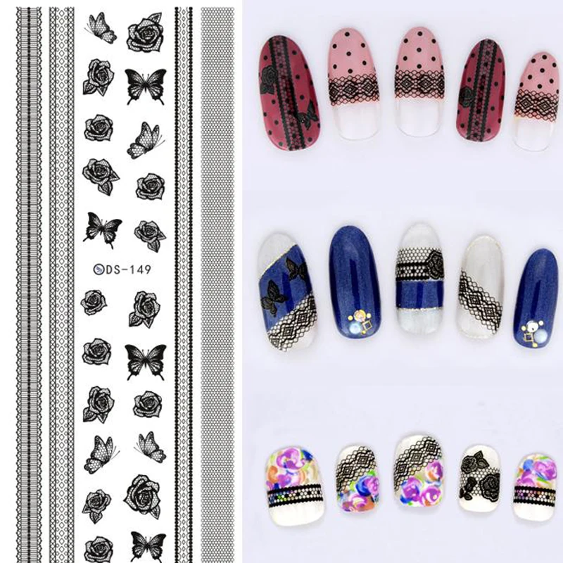 Новые Водные переводные наклейки для ногтей модные с изображением Ханны