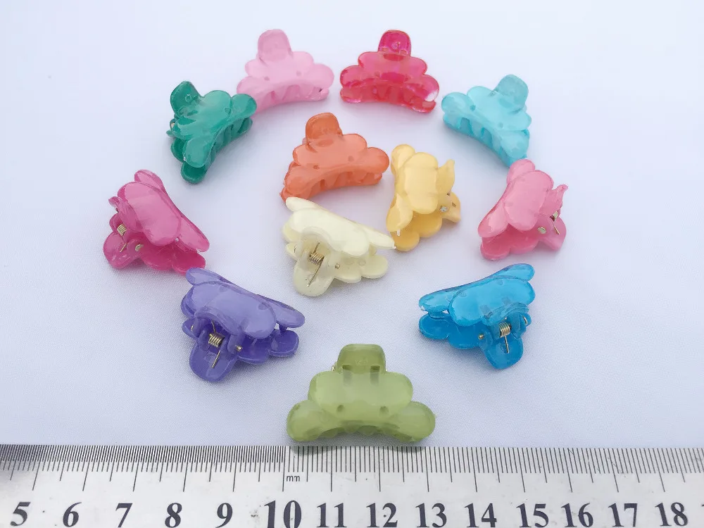 8 ярких цветов 3 см пластиковый зажим для волос|hair claw|hair claw clipclaw clip |
