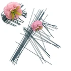 152540 см зеленый искусственный цветочный стебель DIY Цветочный материал железная проволока аксессуары для свадебной вечеринки домашний цветочный стебель Украшение 7