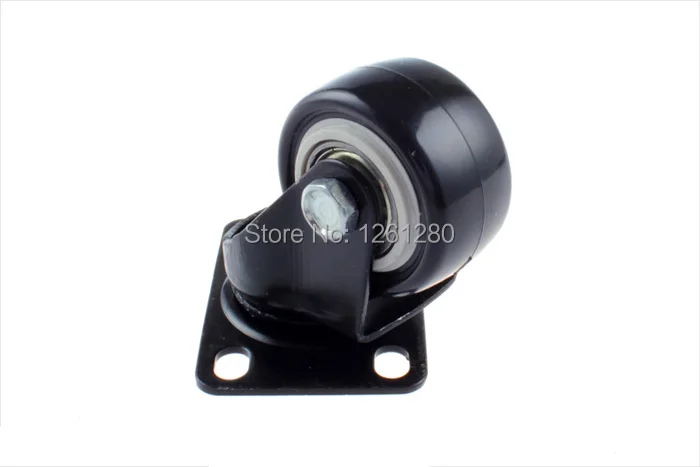 

2inch furniture caster Universal Flat Top wheel household furniture hardware hand car caster PU muted caster double bal bearing