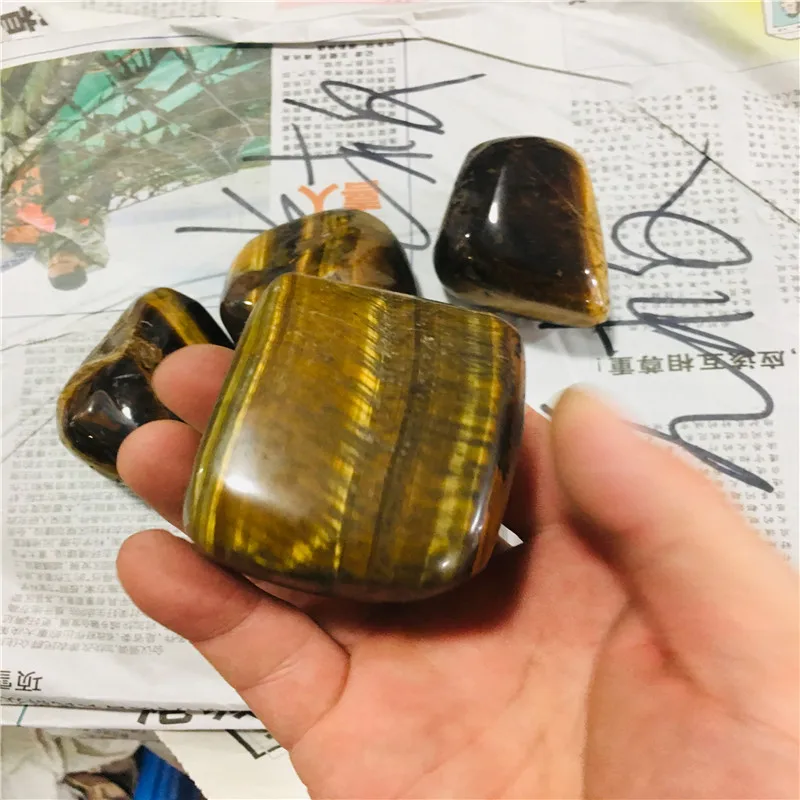 AAA натуральный кристалл минеральный тигровый глаз необработанный полированный