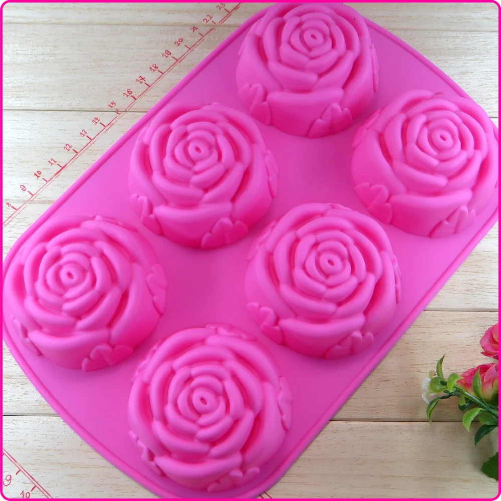 Силиконовая форма для выпечки 6 отверстий|chocolate molds easter|mold washerchocolate paint |