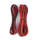5 м10 млот 22awg 2pin 5050 3528 Rgb Светодиодная лента удлинитель провода красный черный кабель Шнур кабель Электрический провод