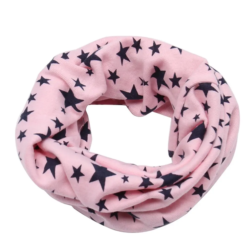 dark pink 5 Детская осень-зима теплый шарф для девочек, для мальчиков, Детское Пончо, хлопковые шарфы с круглым воротником женский детский пончо - Цвет: dark pink 5