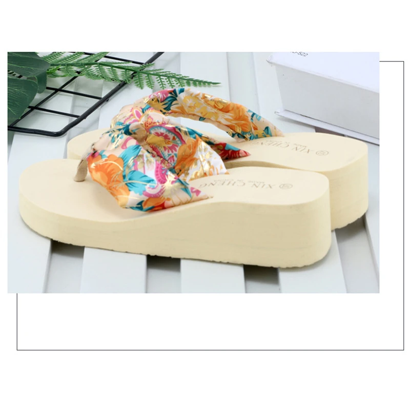 Женские Вьетнамки модные вьетнамки на толстой подошве chinelos шлепанцы платформе