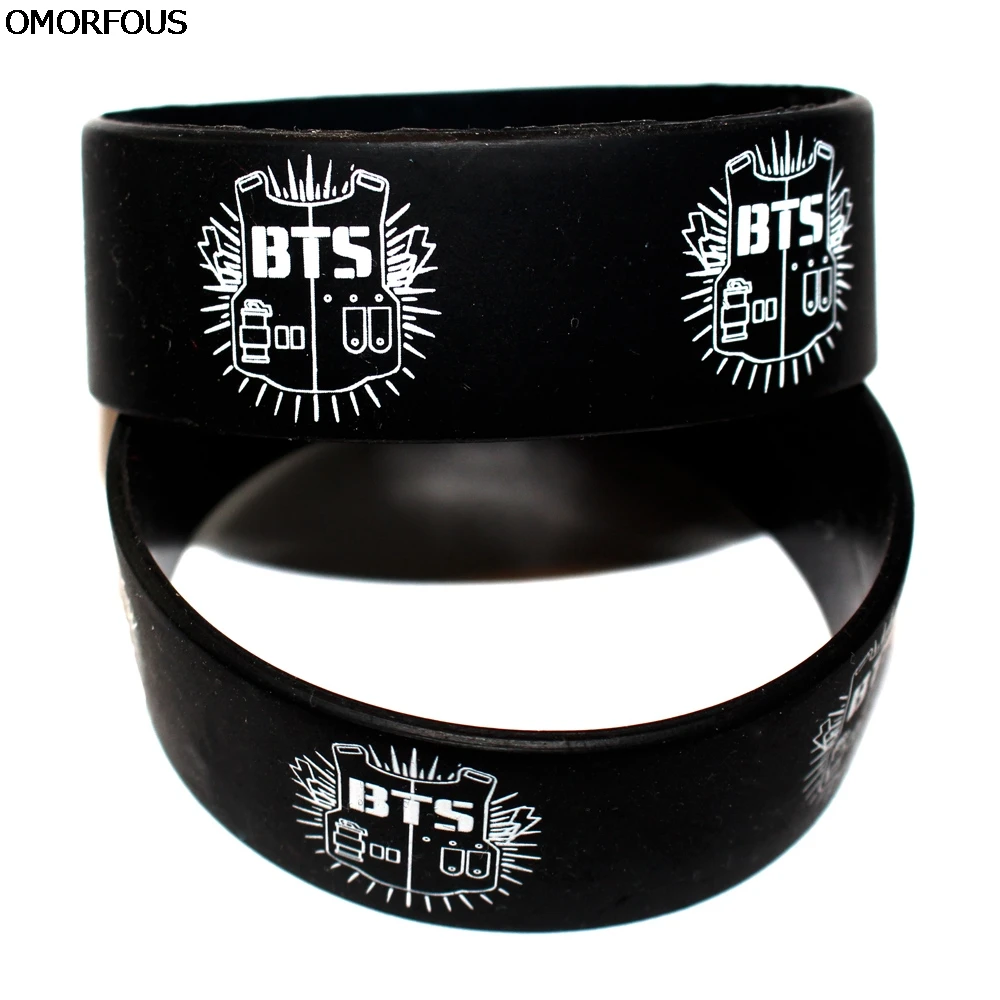 Bts Напульсники силиконовые браслеты Браслеты и подарки для друга|wristband bracelet|silicone