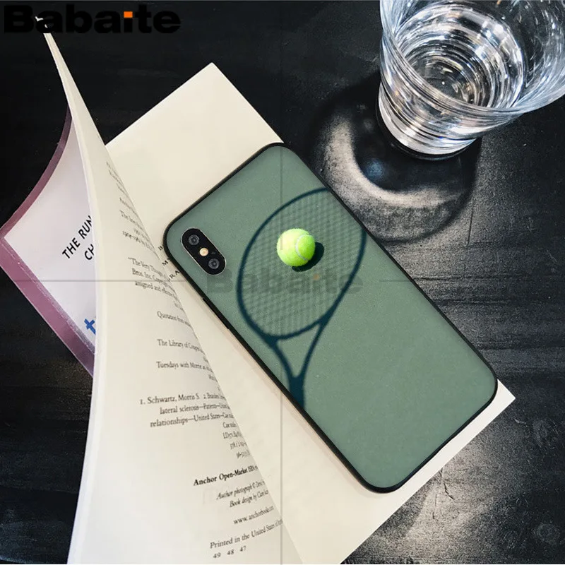 9 Babaite спорта тенниса рукоделие принт рисунок телефона чехол для Apple iPhone 8 7 6 6S Plus X XS MAX 5 5S SE XR чехол - Цвет: 9