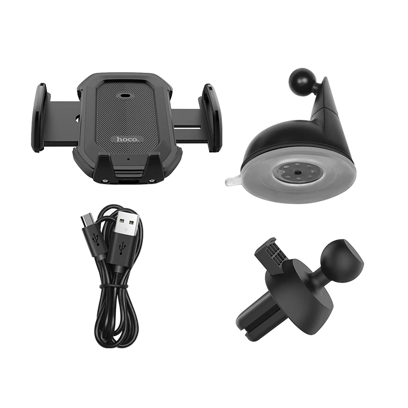 HOCO infrared automatically open Air Outlet Car Phone Holder Support Rotation Dashboard 360Rotation Cell Phones Stand for iphone | Мобильные