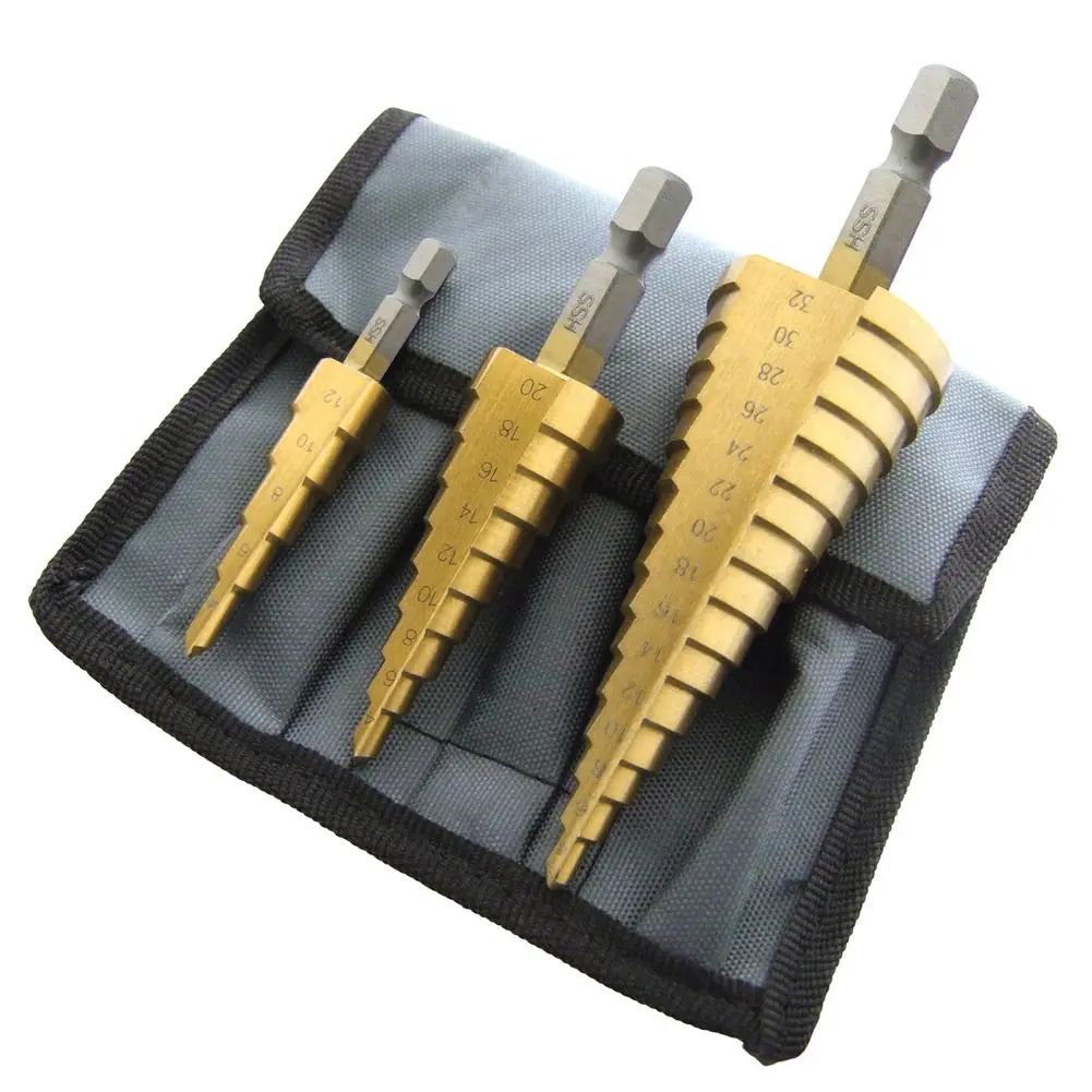 Высокоскоростная сталь 3 шт. Метрическая спиральная флейта резак для отверстий