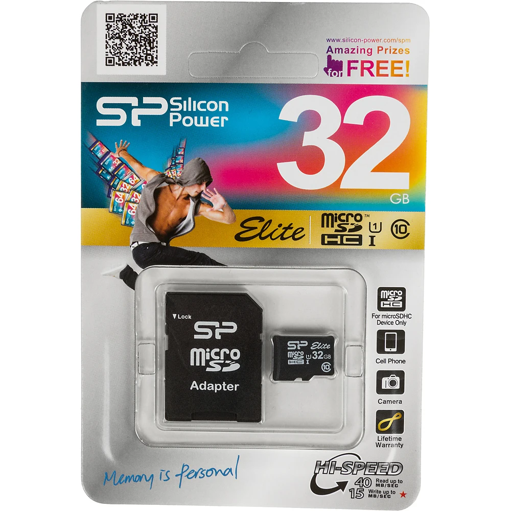 Memory Card SILICON POWER SP032GBSTHBU1V10-SP Computer Office Storage | Компьютеры и офис