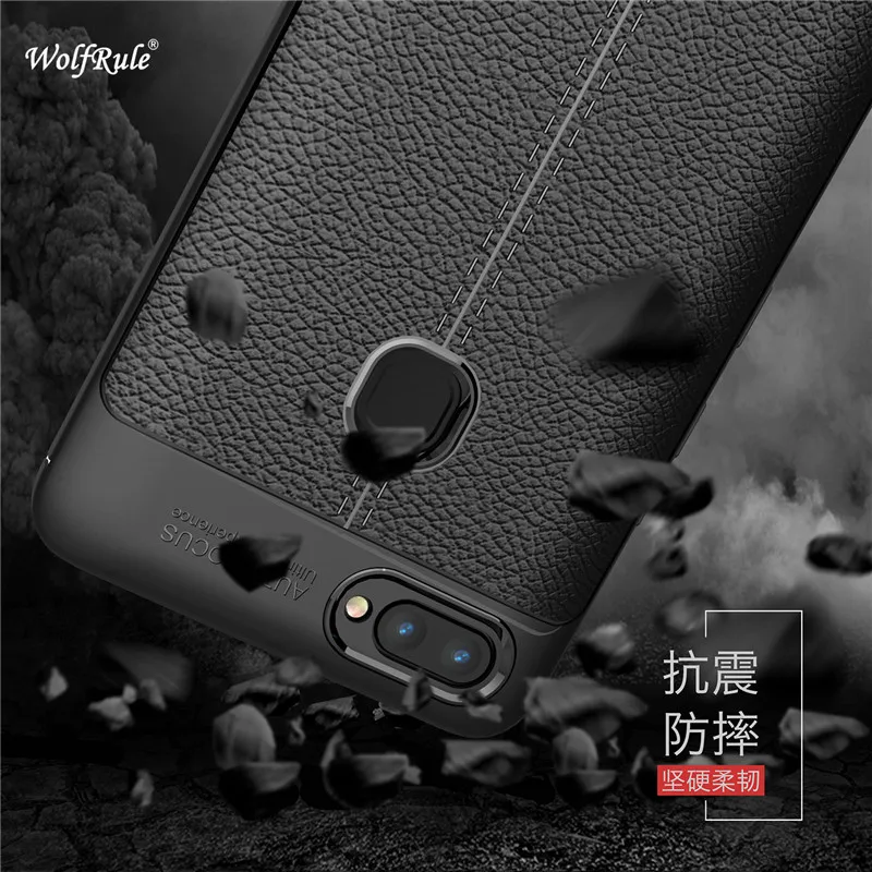 

WolfRule VIVO X20 Plus Case X20 Plus Cover Shockproof Luxury Leather TPU Case For BBK VIVO X20 Plus Case VIVO X 20 Plus Fundas