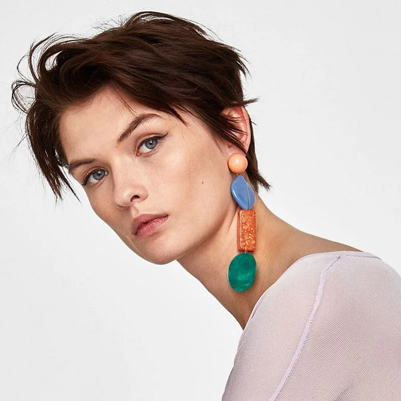 Naomy&ZP Bohemian Boho Earrings Women Long Colorful Vintage Drop Statement Big Wedding Party Dangle Jewelry | Украшения и